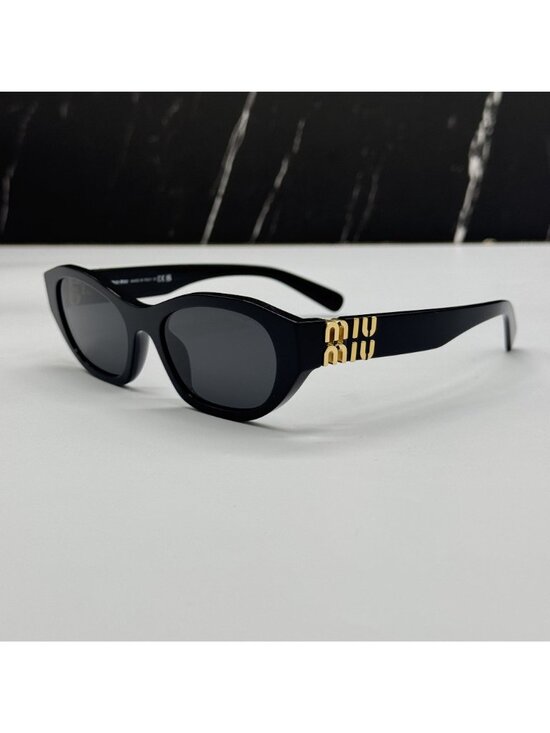 NEW MIU MIU MUA03S 16K08Z SUNGLASSES BLACK WOMEN MU A03S, SMU A03 EYEWEAR main image 4